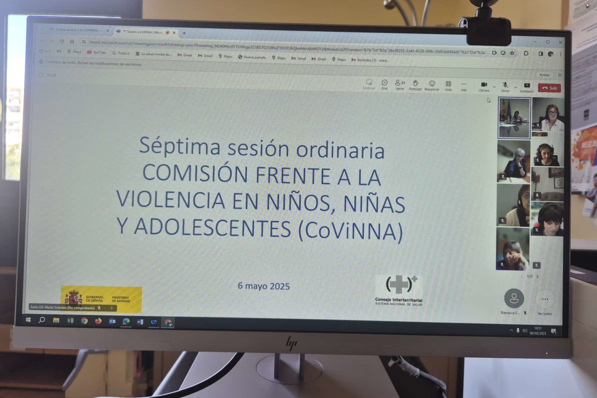 Reunión con Sanidad en la Comisión CoVINNA